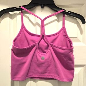 X By GOTTEX PeachSkin Collection Slim Racerback Crop Tank Top, Small